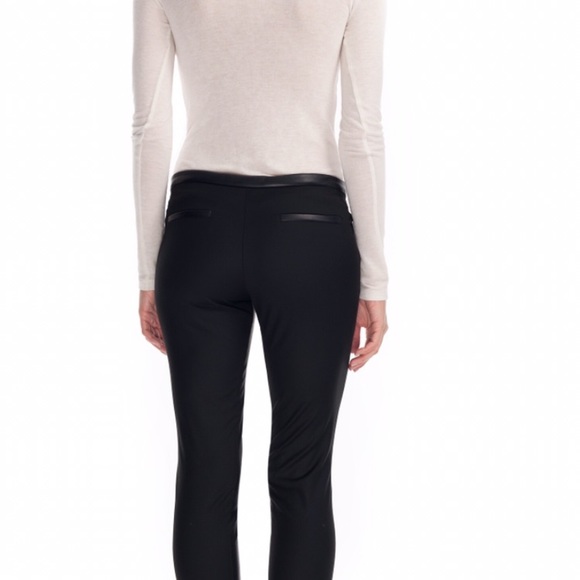 Elizabeth and James Leather Trim Pants - Picture 3 of 8